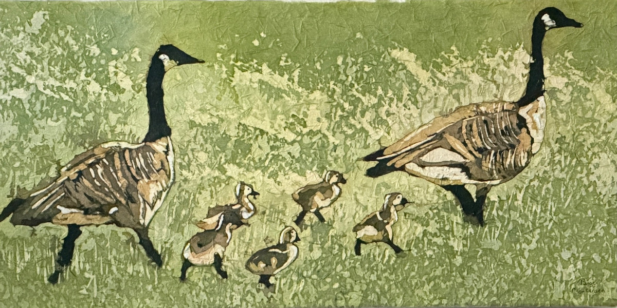 Proud Parents - Watercolour batik