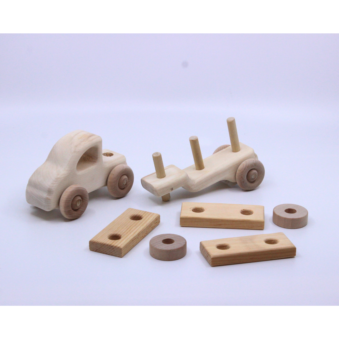 Truck and Blocks - Wooden toy