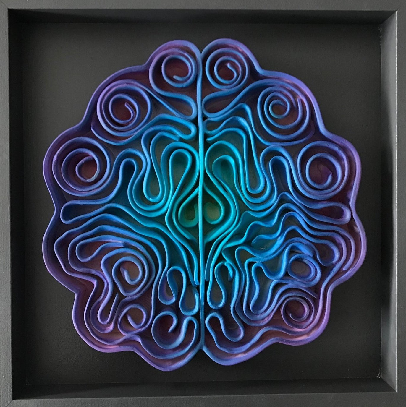 Brain Wave - Clay Wall Hanging