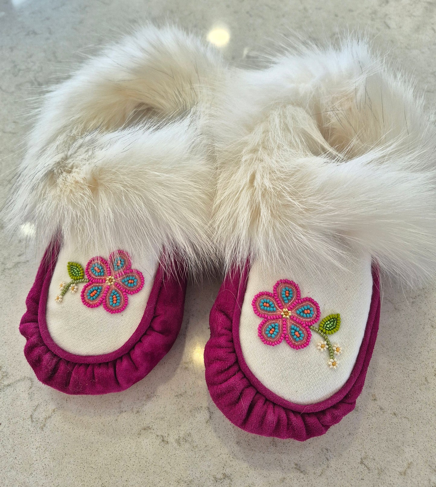 Fuchsia Moccasins