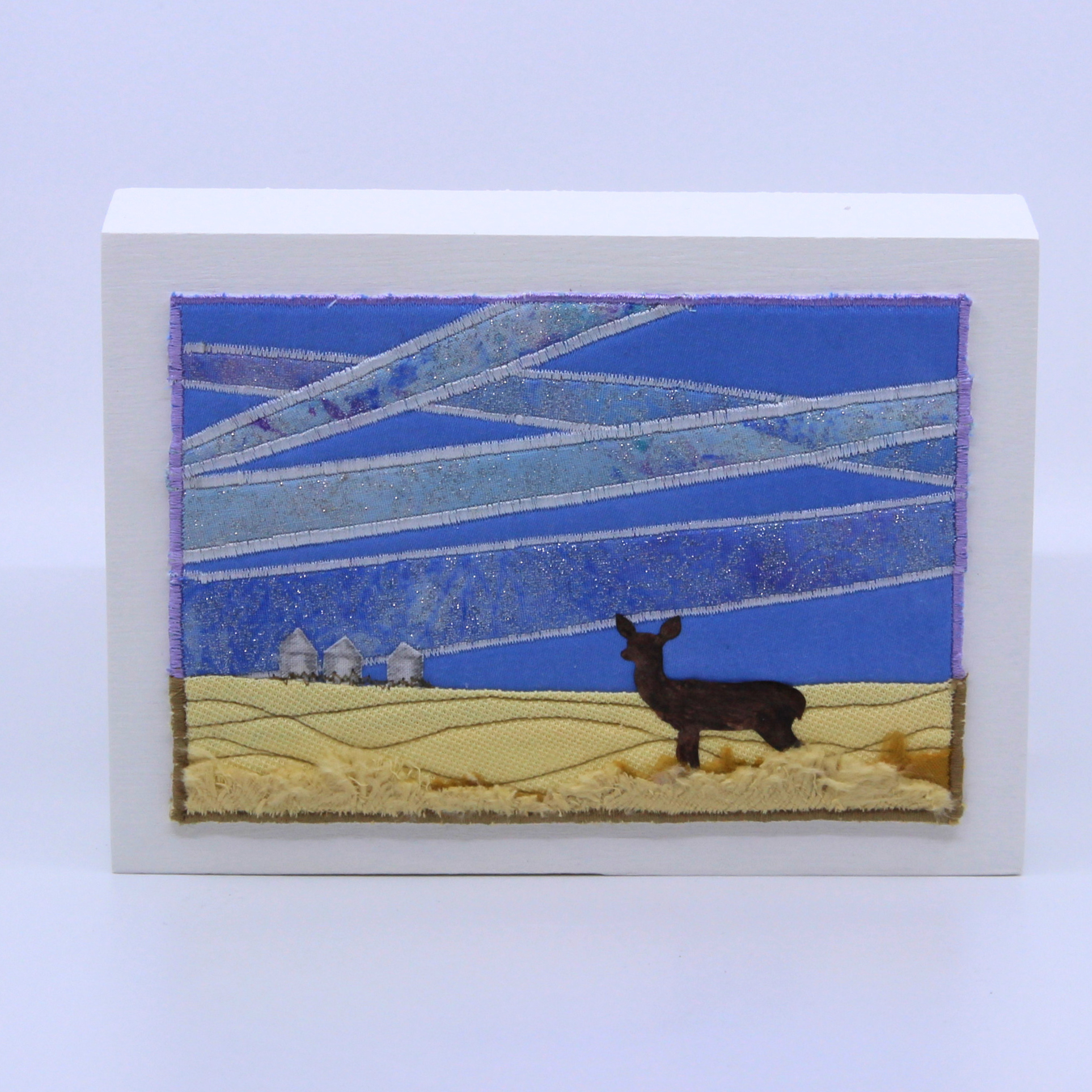 Saskatchewan Seasons: Deer - Fibre art