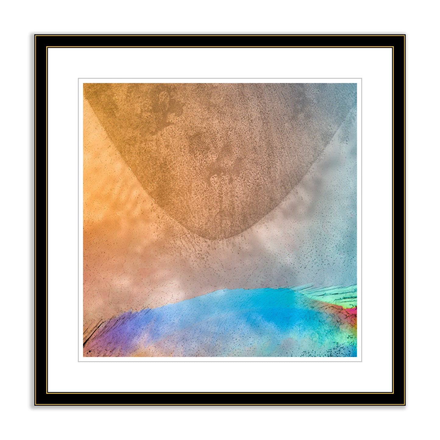 Abstract photo of ice crystals