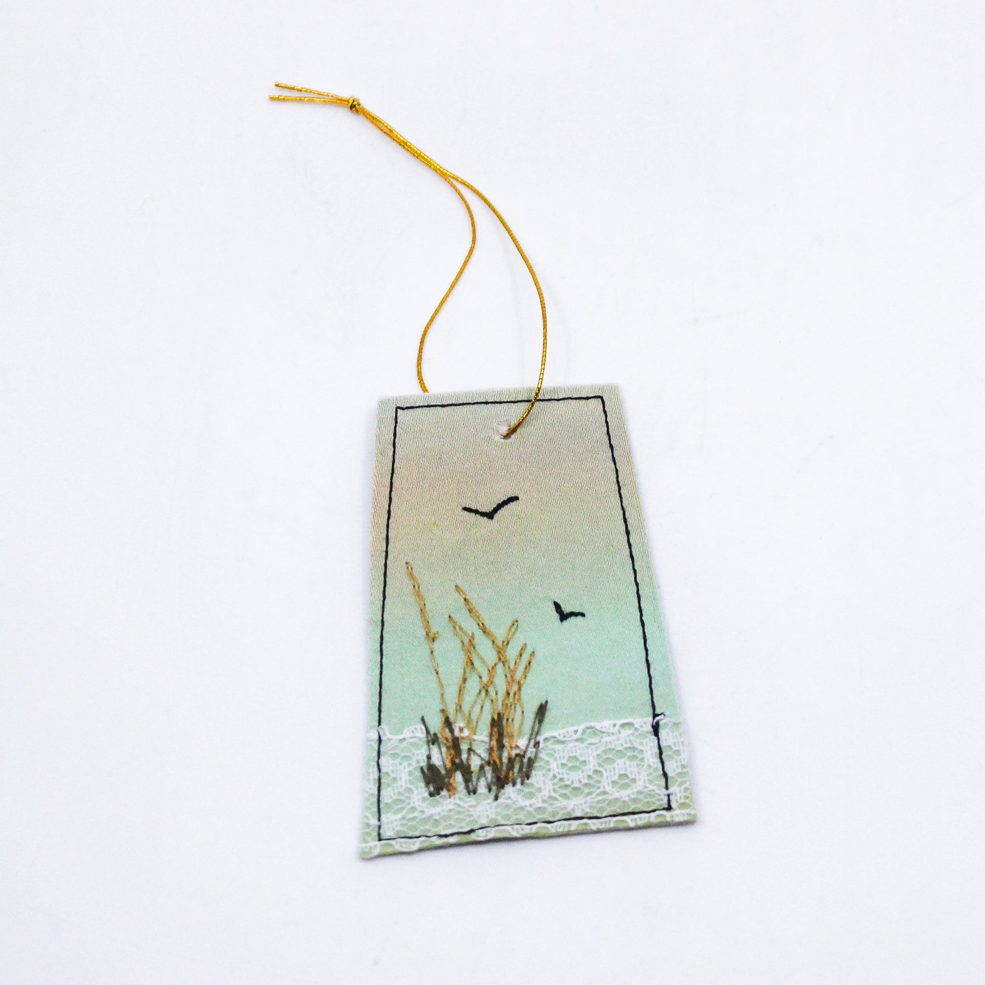 Green Saskatchewan winter ornament