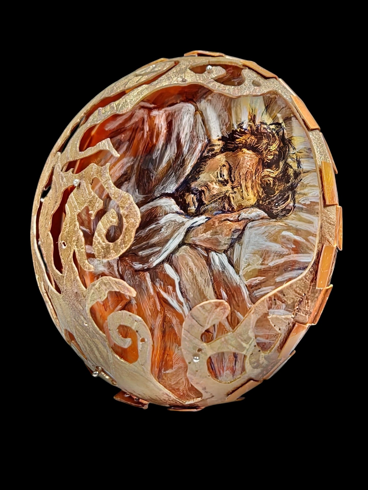 A Meeting - Decorative Copper Plate