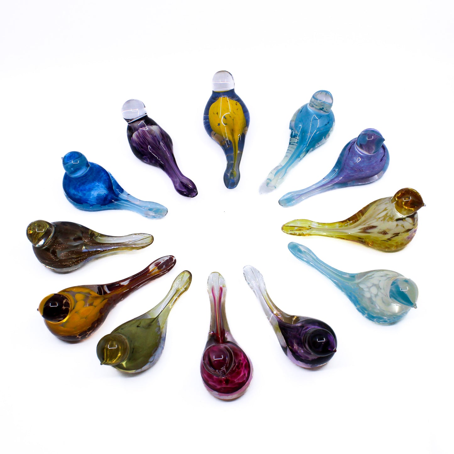 12 glass birds