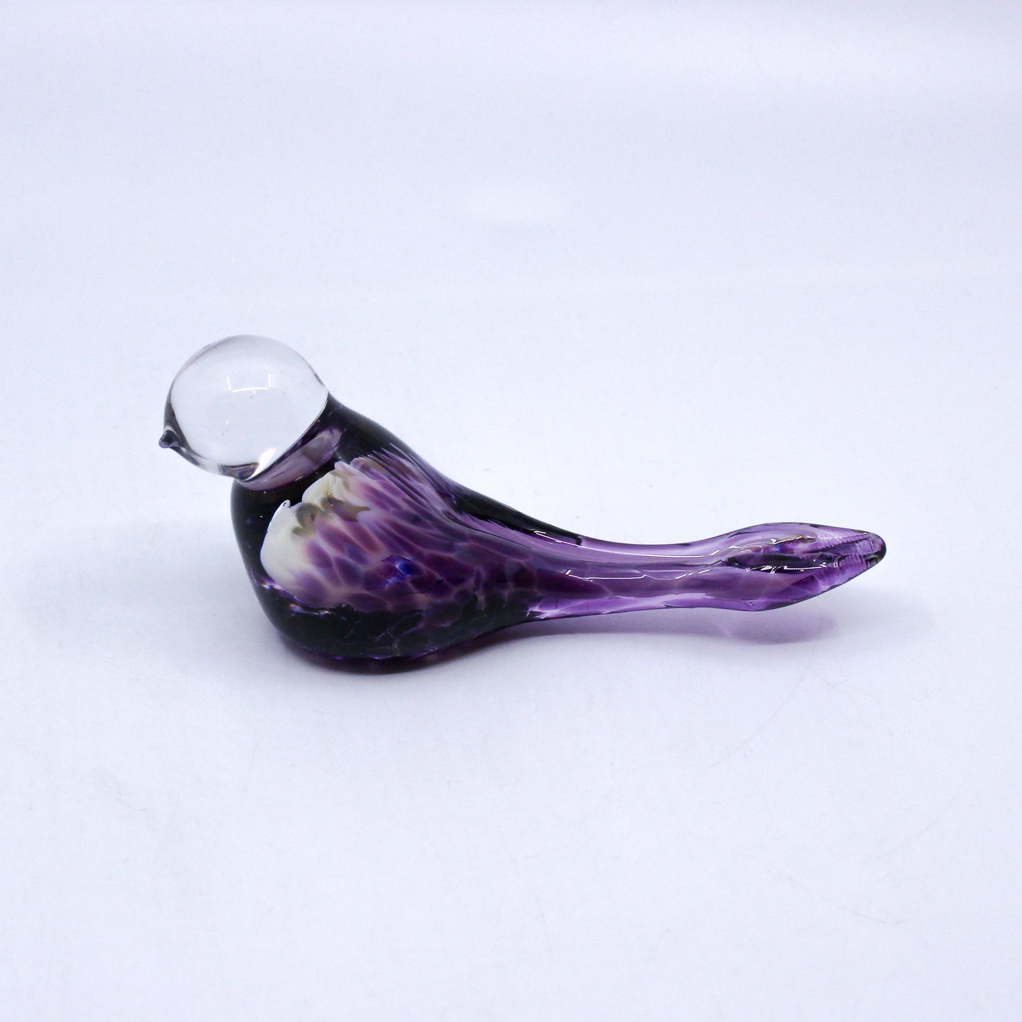 Glass bird: Purple