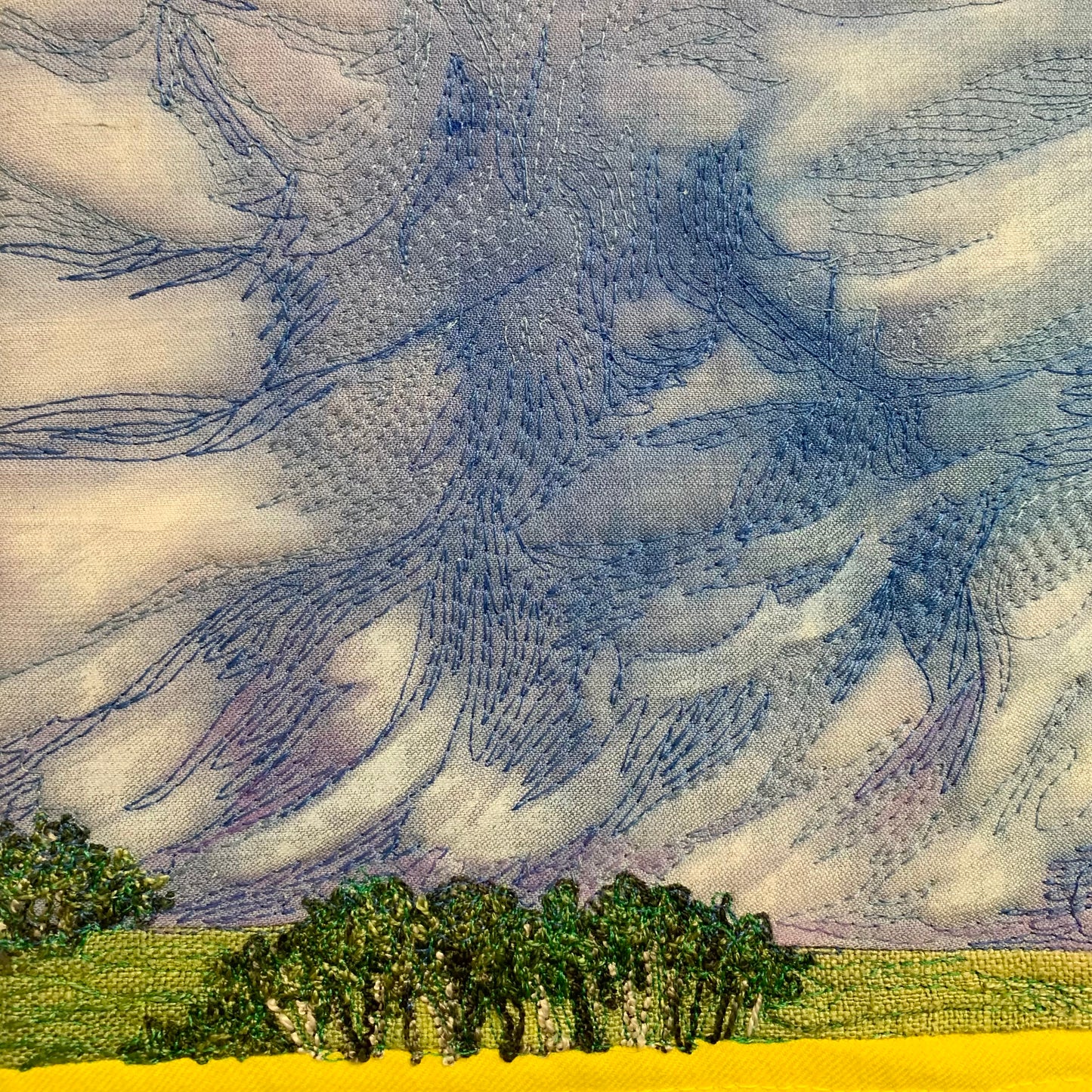 Detail of Something's Coming (sky)