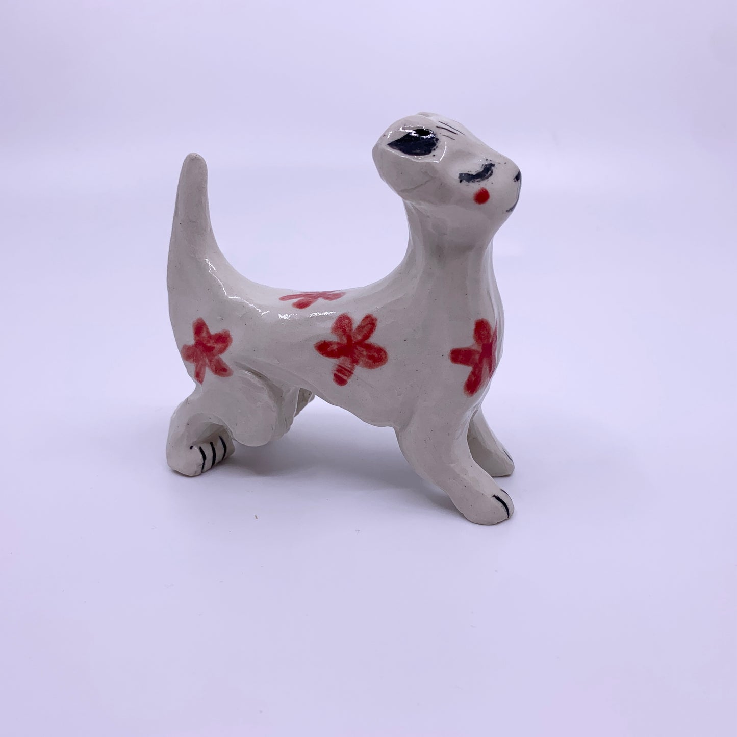 Flower Cat Sculpture