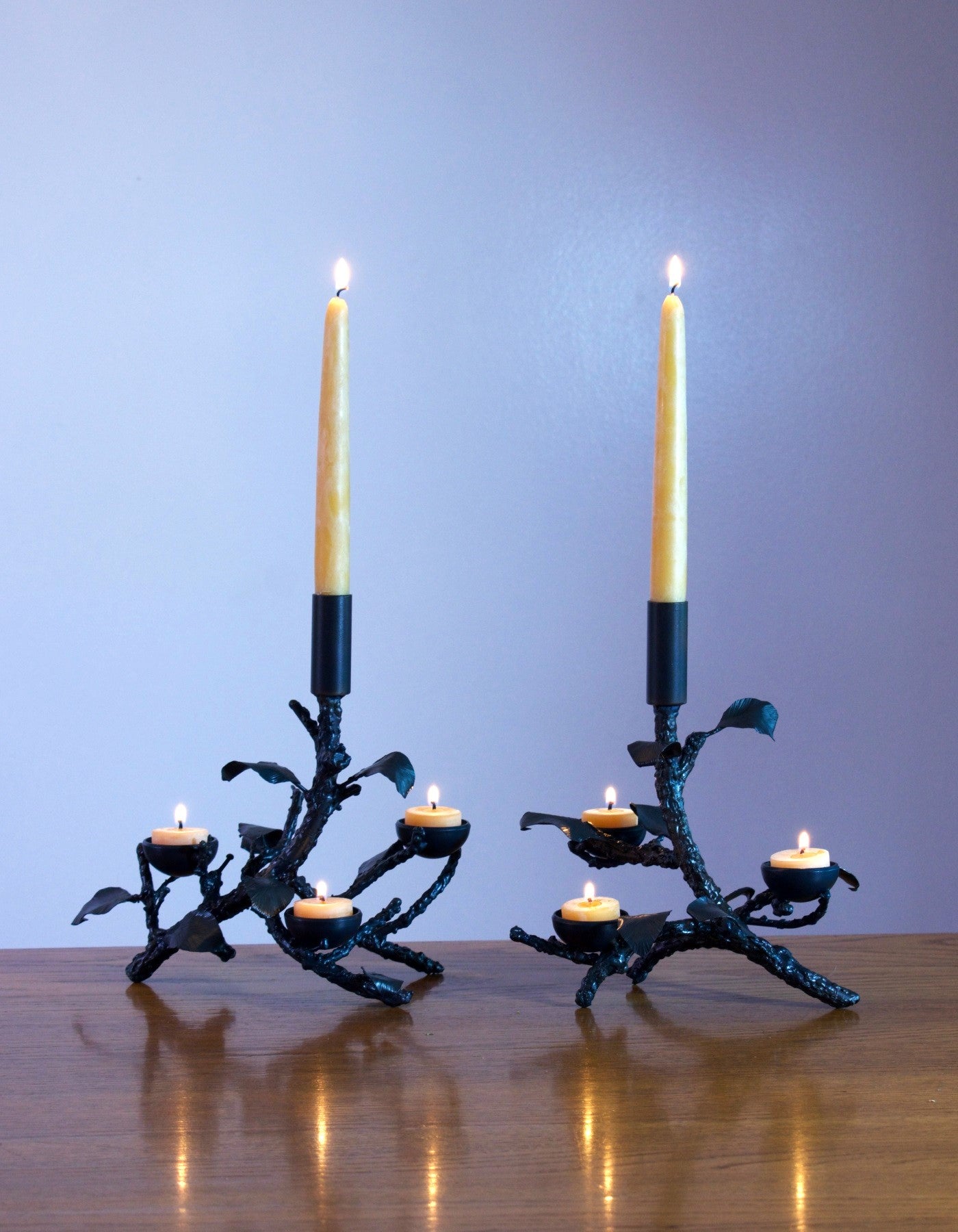 Capture the Light - Sculptural Candlestick Set