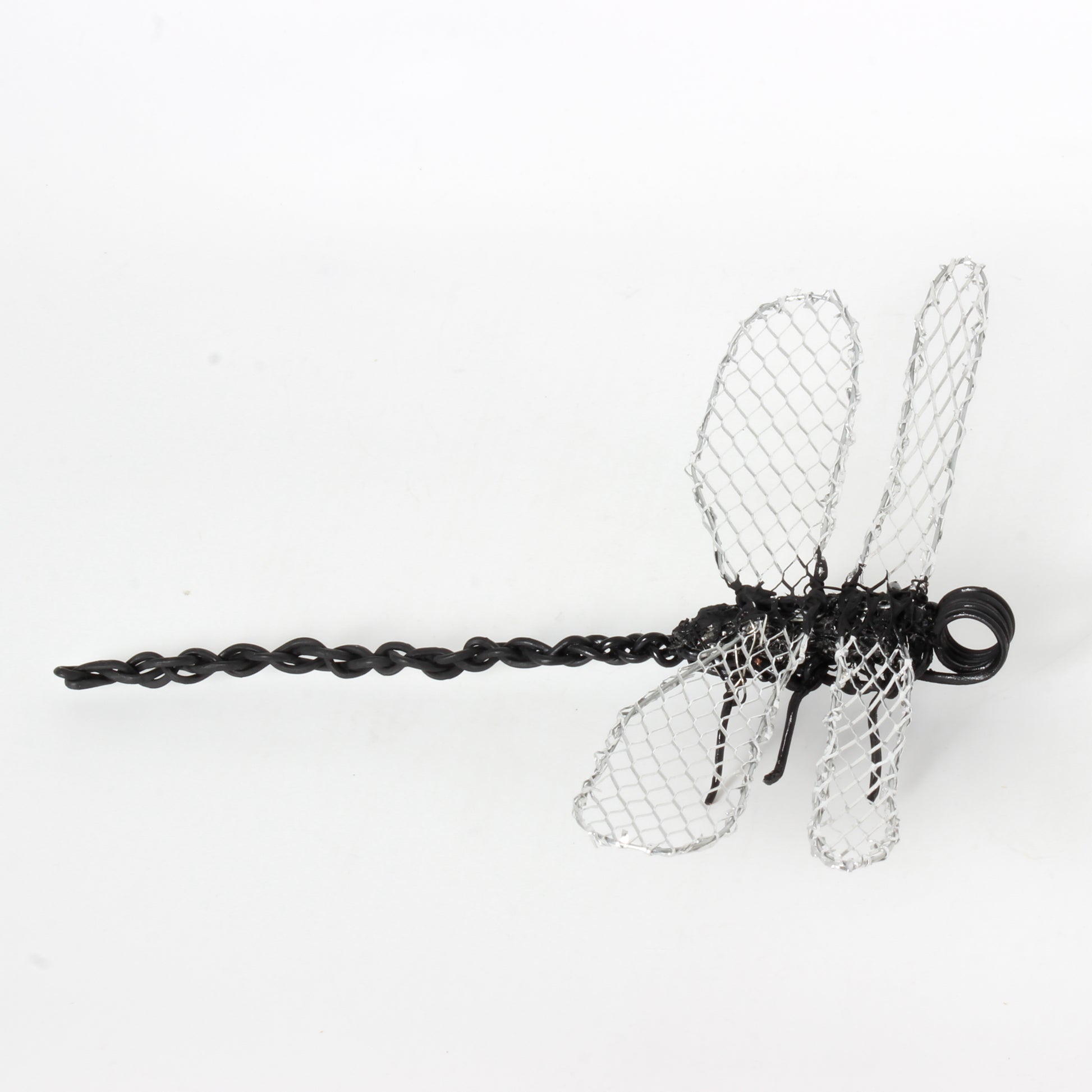Wire sculpture of a dragonfly