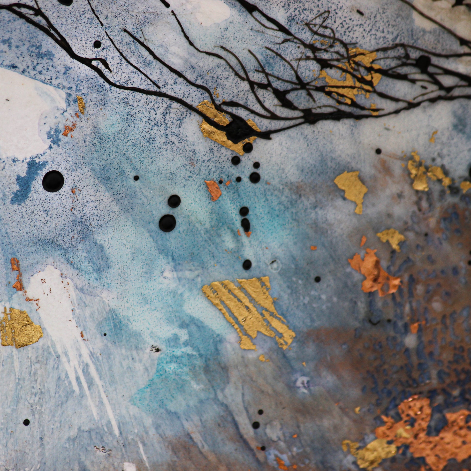 detail of encaustic
