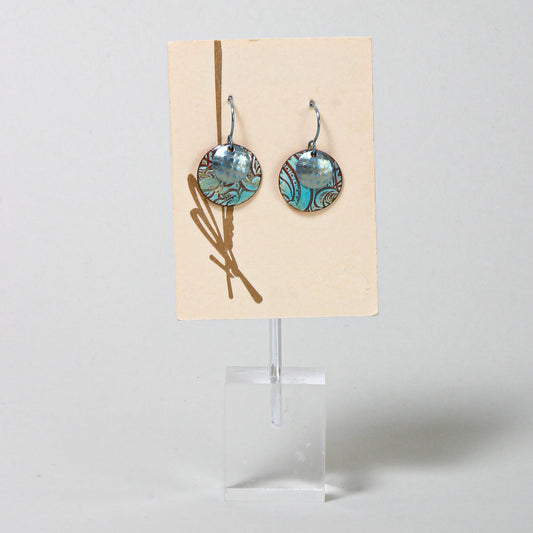 Layered Copper Earrings