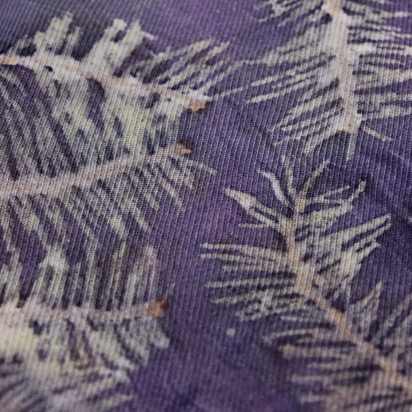 purple wool and silk scarf