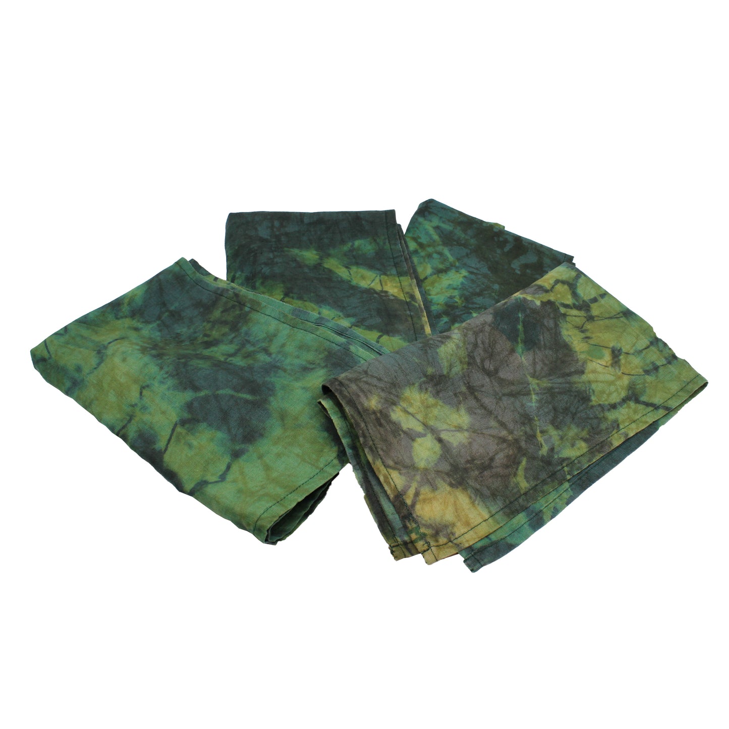 green hand towels