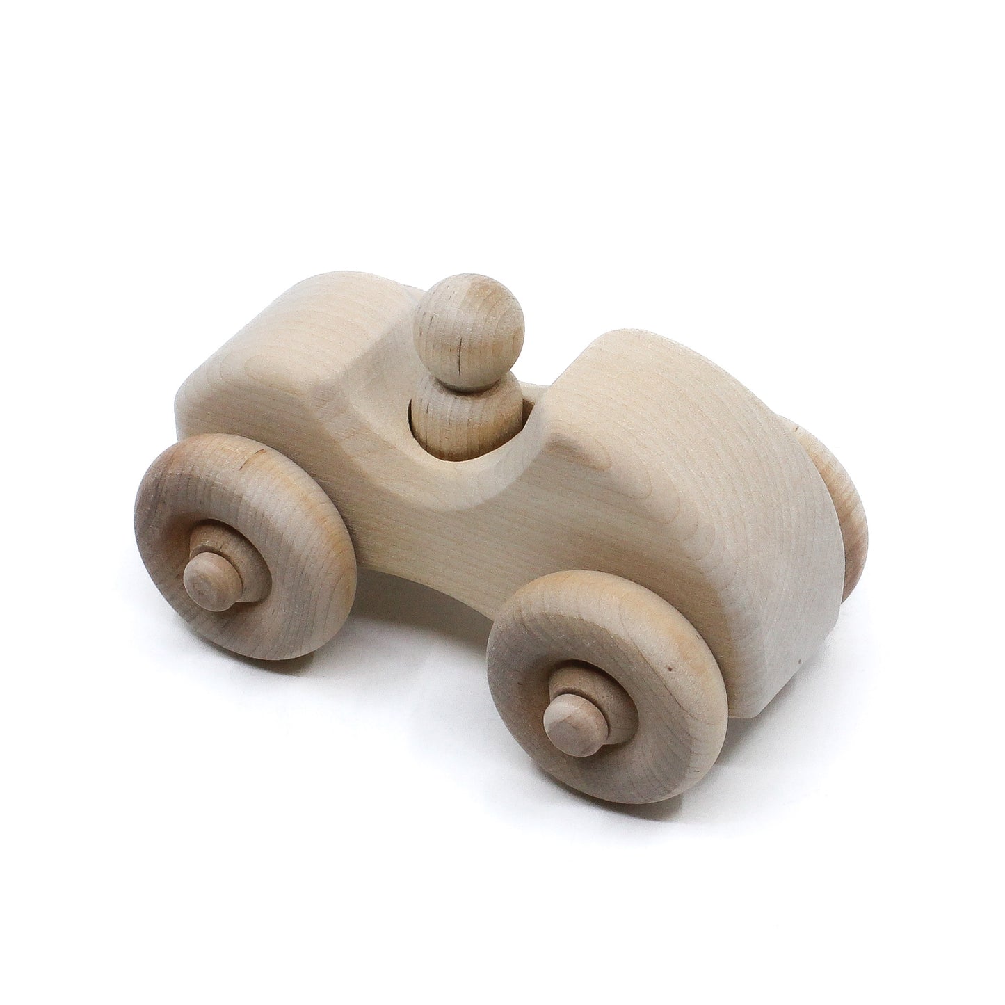 four wheeled car with one meeple in cab