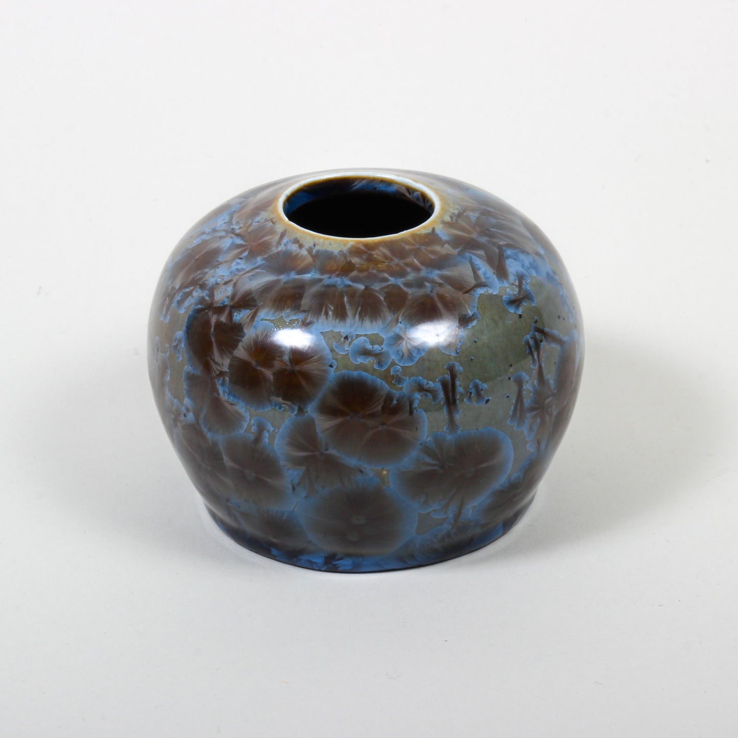 Stout Vase - Blue/Brown
