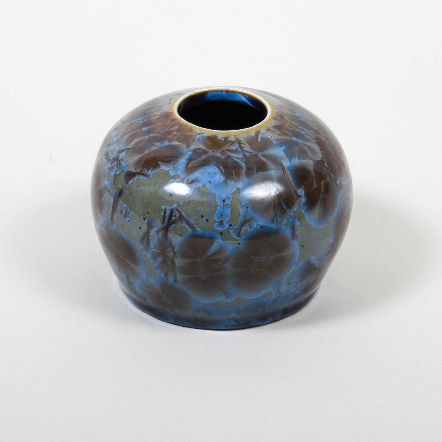 Stout Vase - Blue/Brown