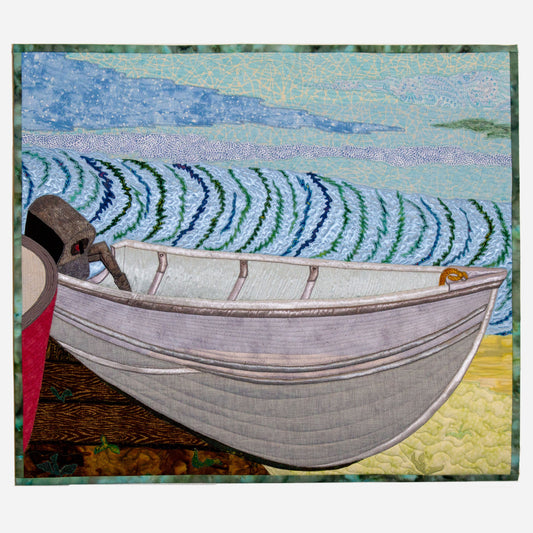 Aluminum Boat - Hanging quilt