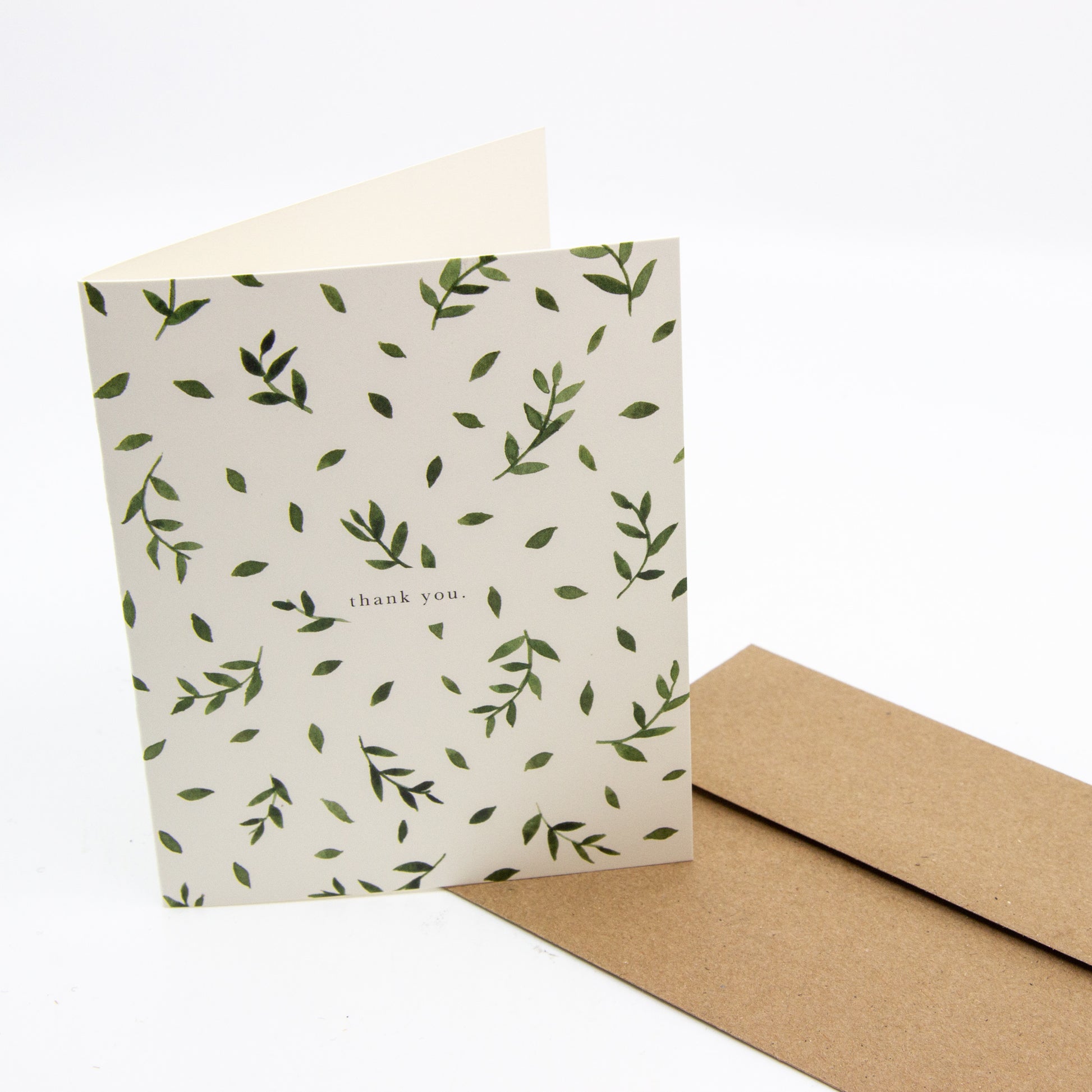 watercolour thank you card