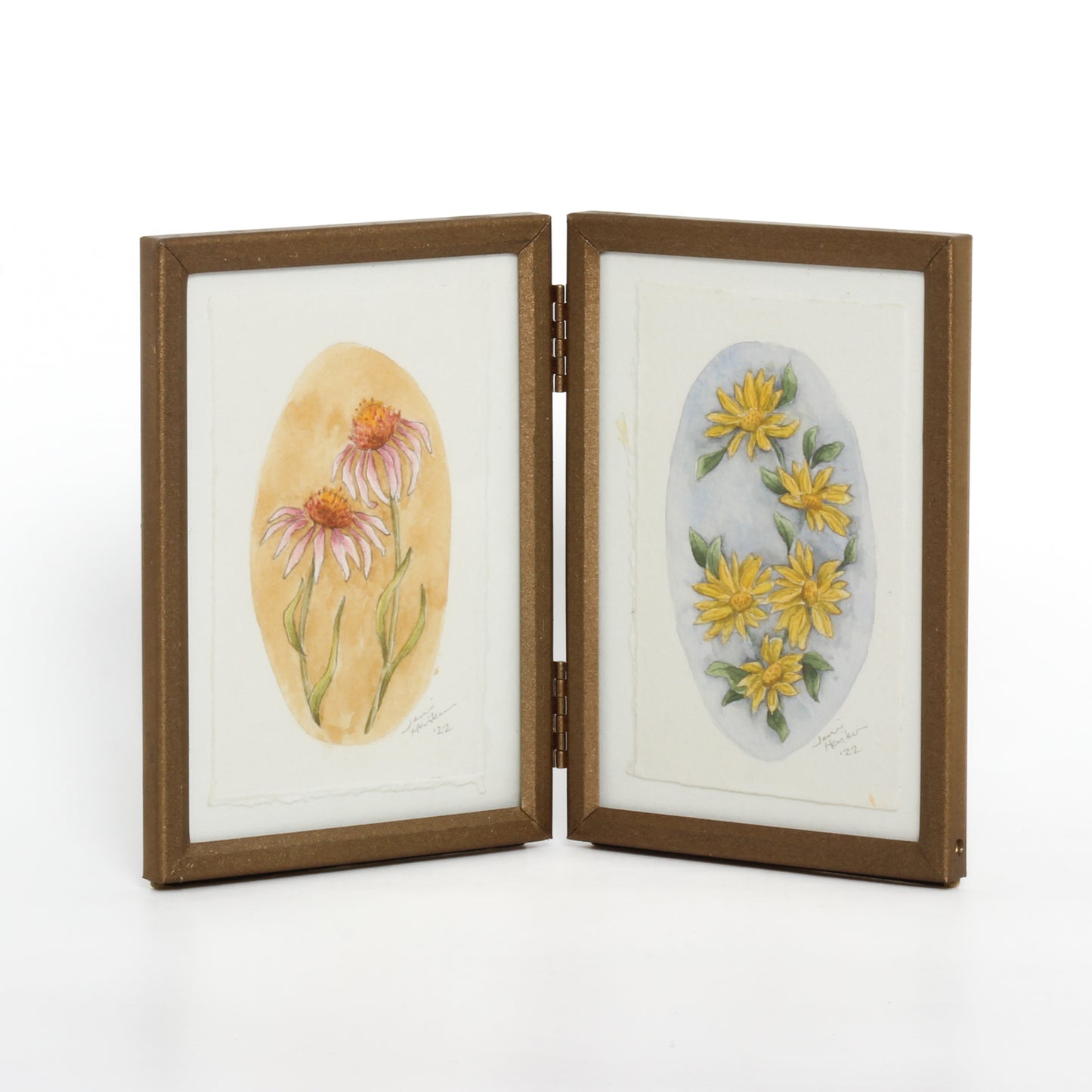 Prairie coneflower and golden aster diyptch