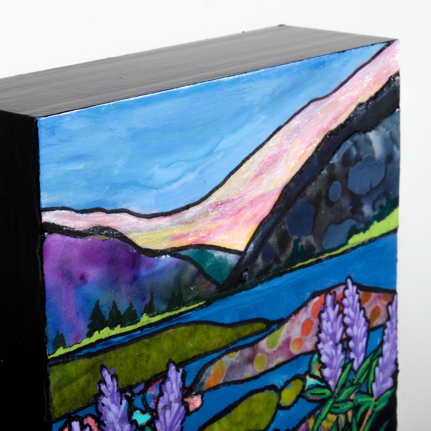 Paradise - Mixed media panel