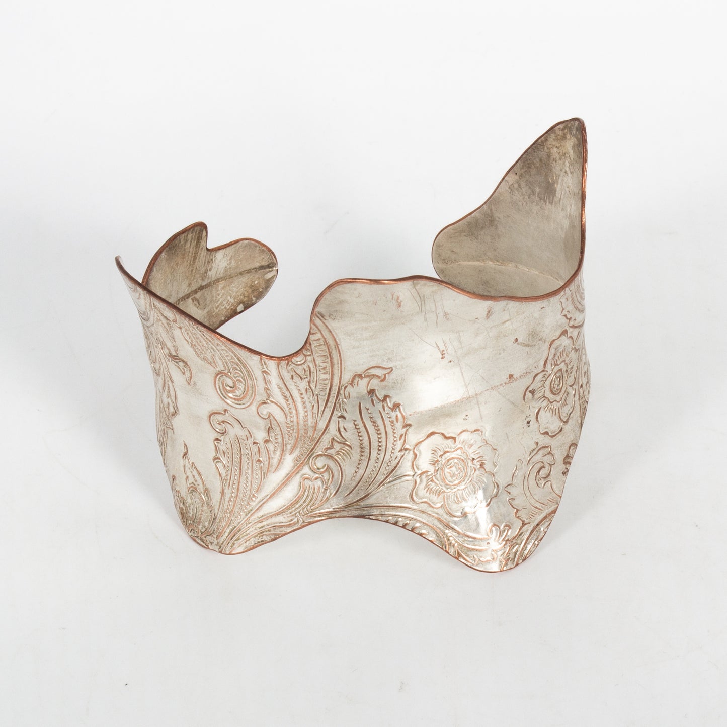 Repurposed Silver Plate Cuff