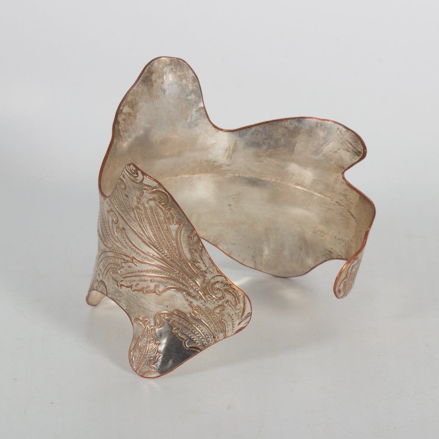 Repurposed Silver Plate Cuff