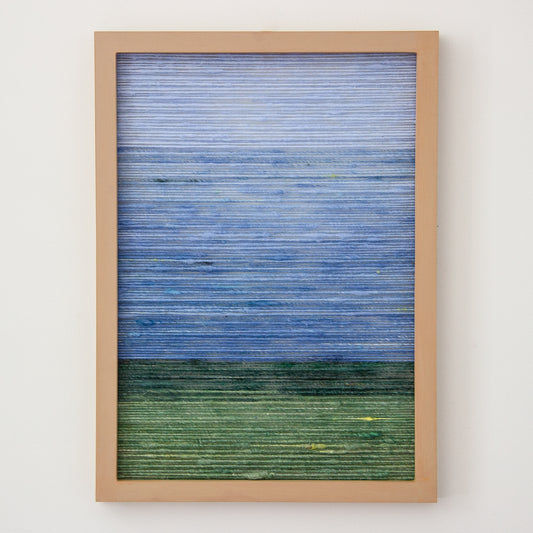 Yarn Painting 6 - Hand-spun wall hanging