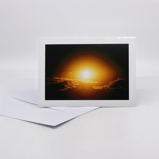 Photograph of sunset and clouds