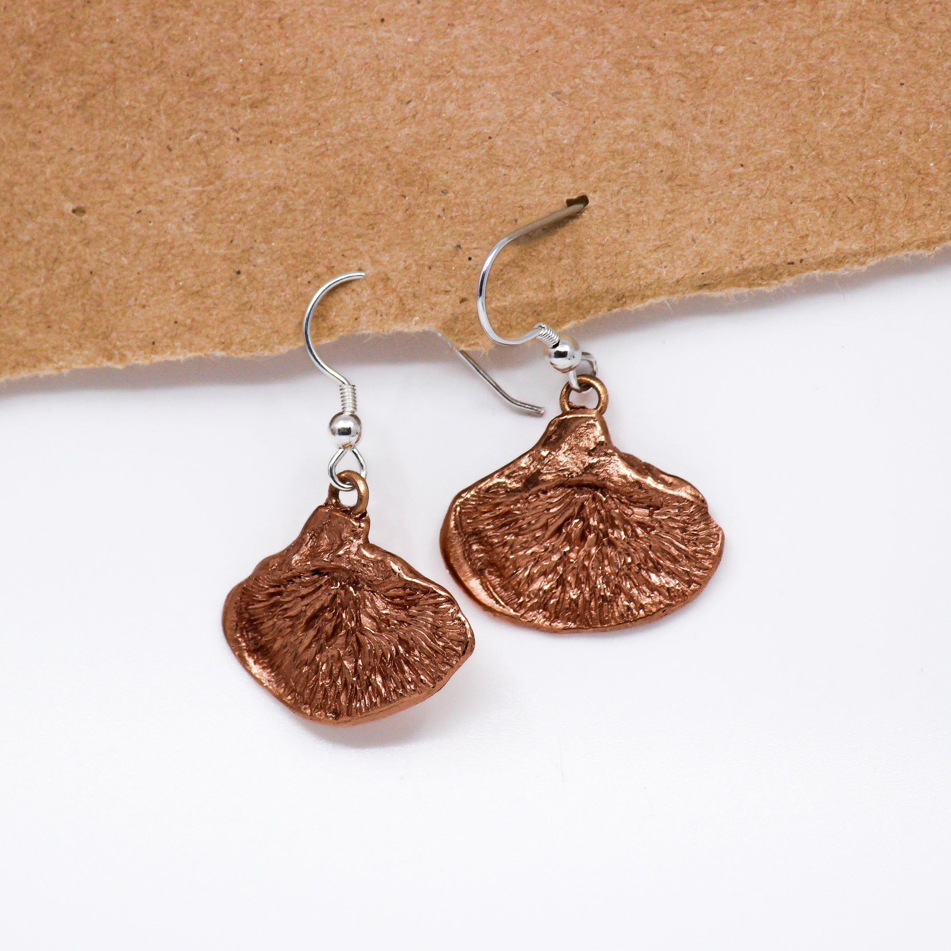 copper earrings