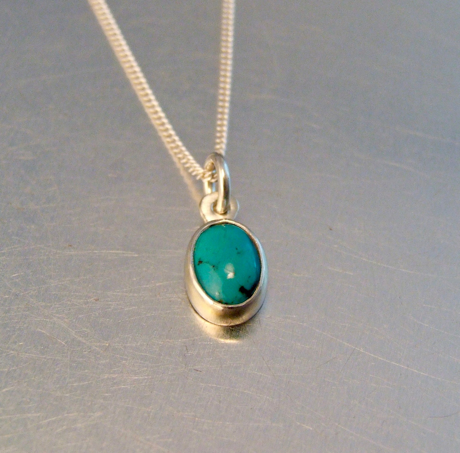 Turquoise stone necklace