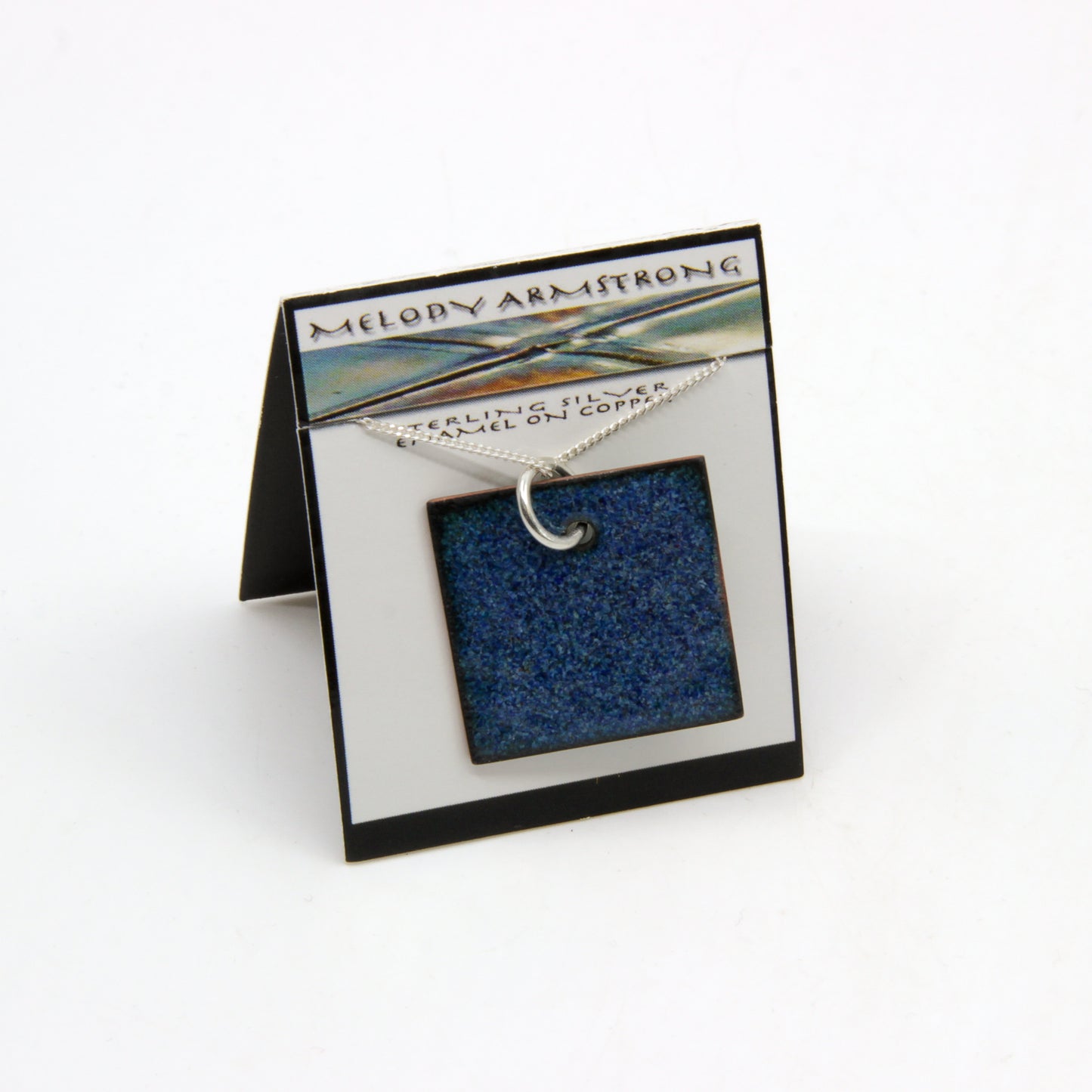 Square Enamel Necklaces