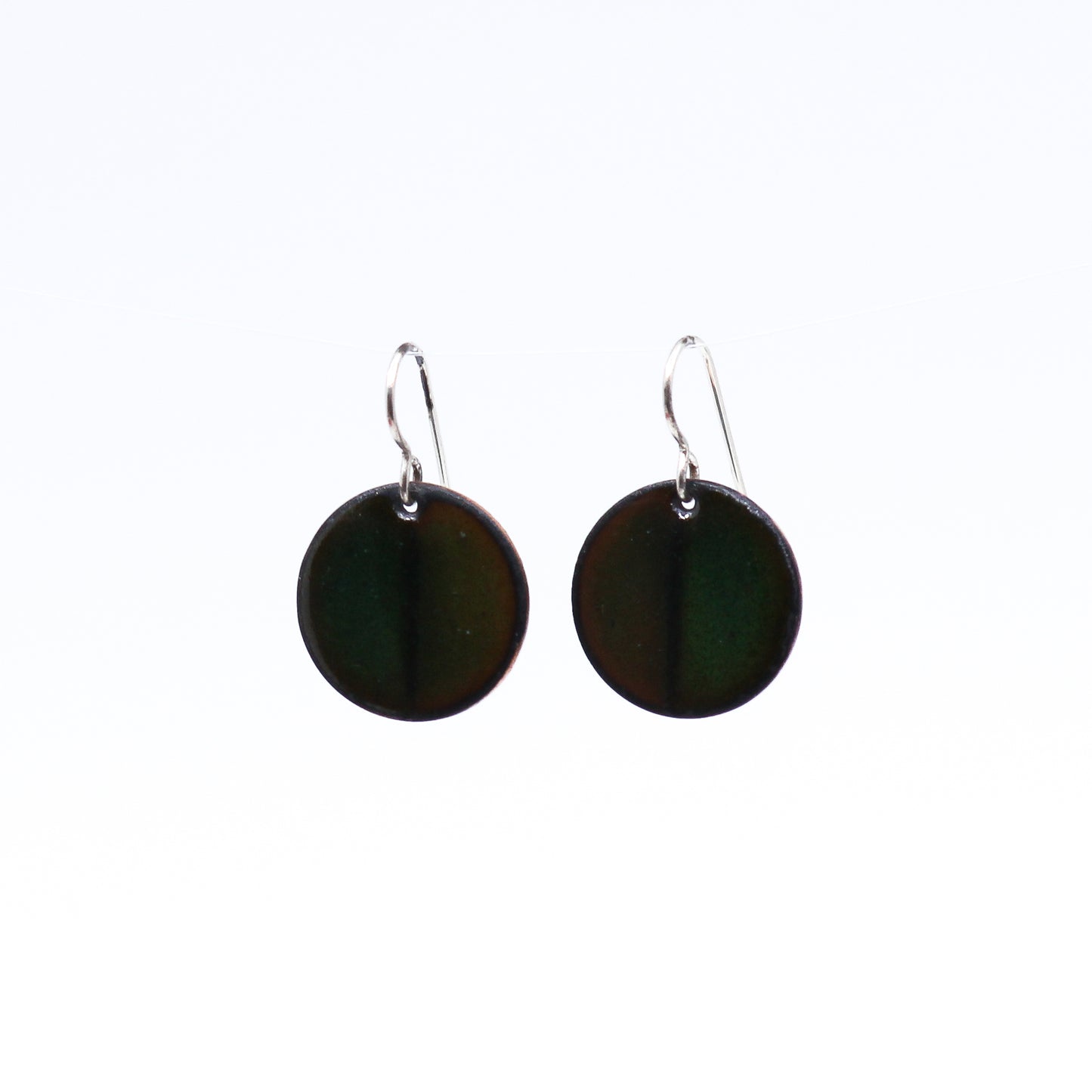 Round half and half earrings