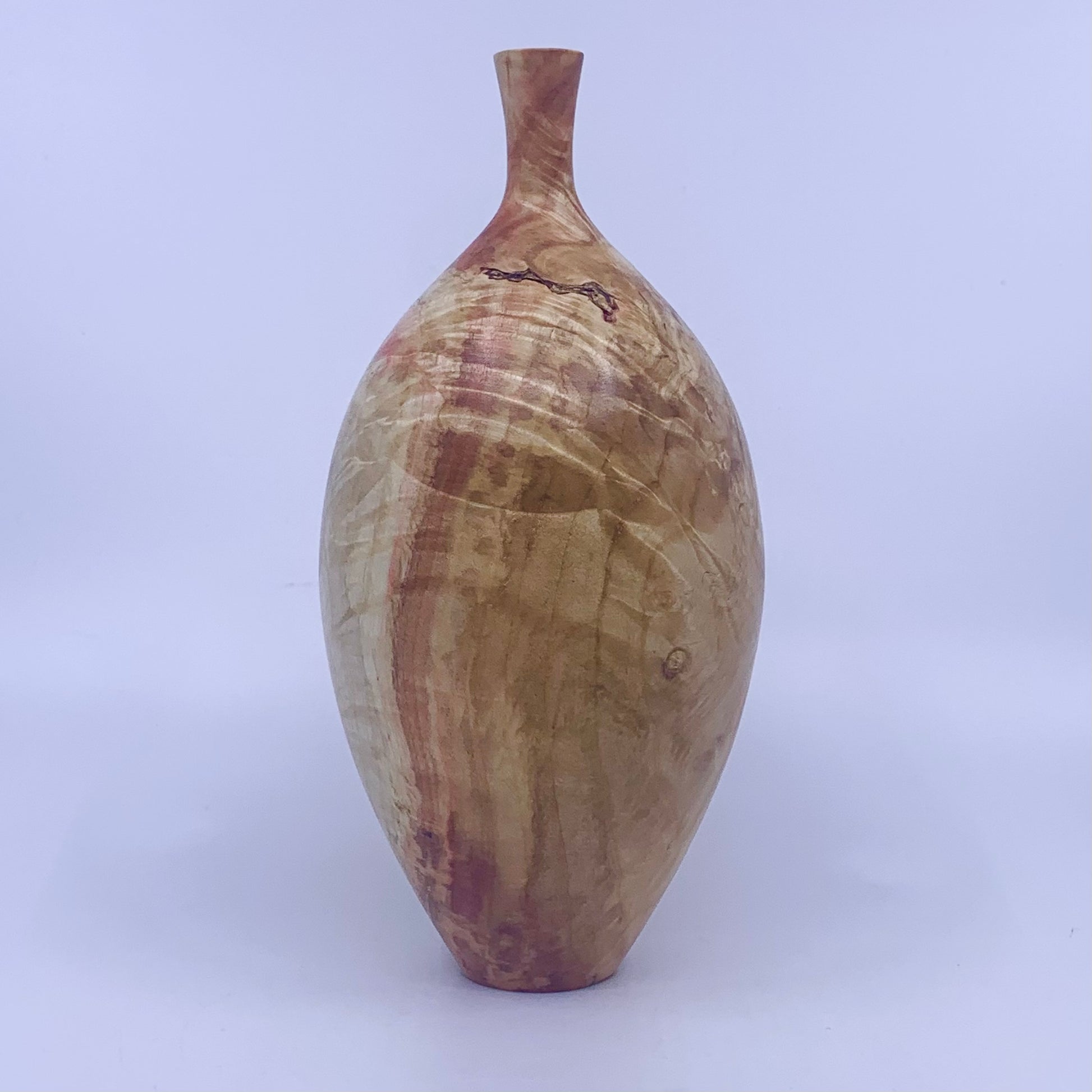 Turned bud vase