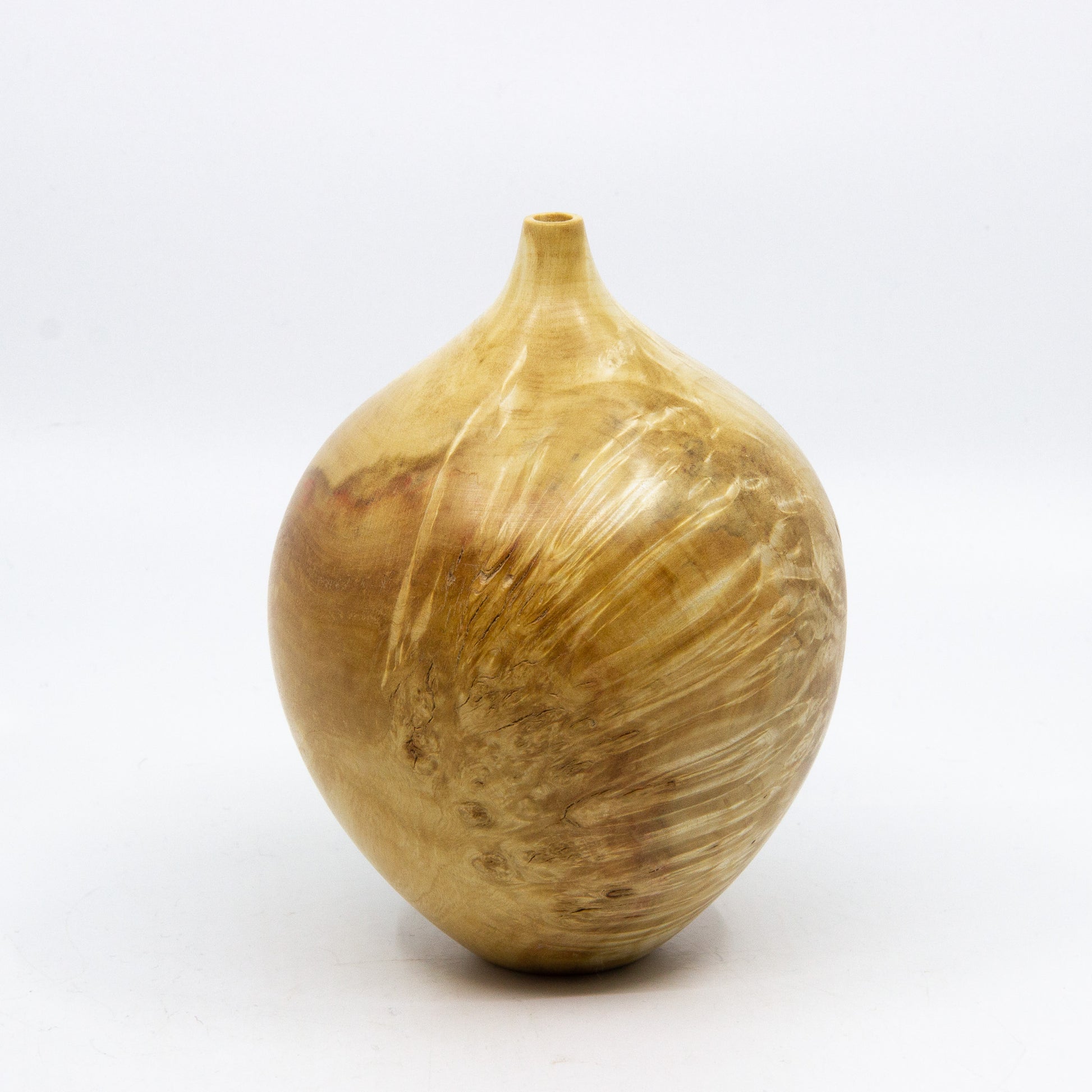 Turned bud vase