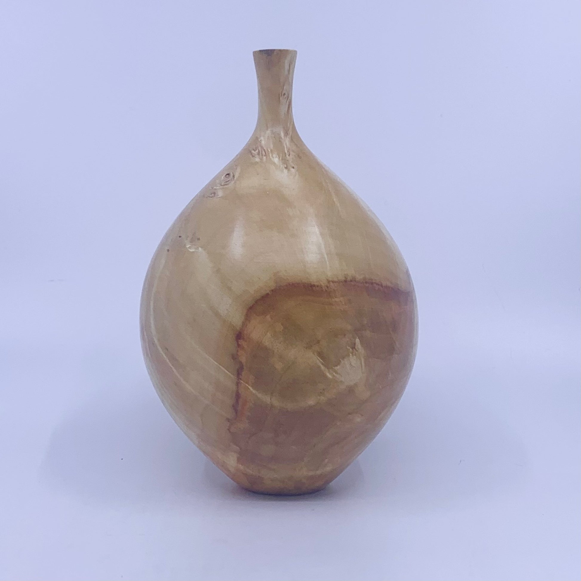 Turned bud vase