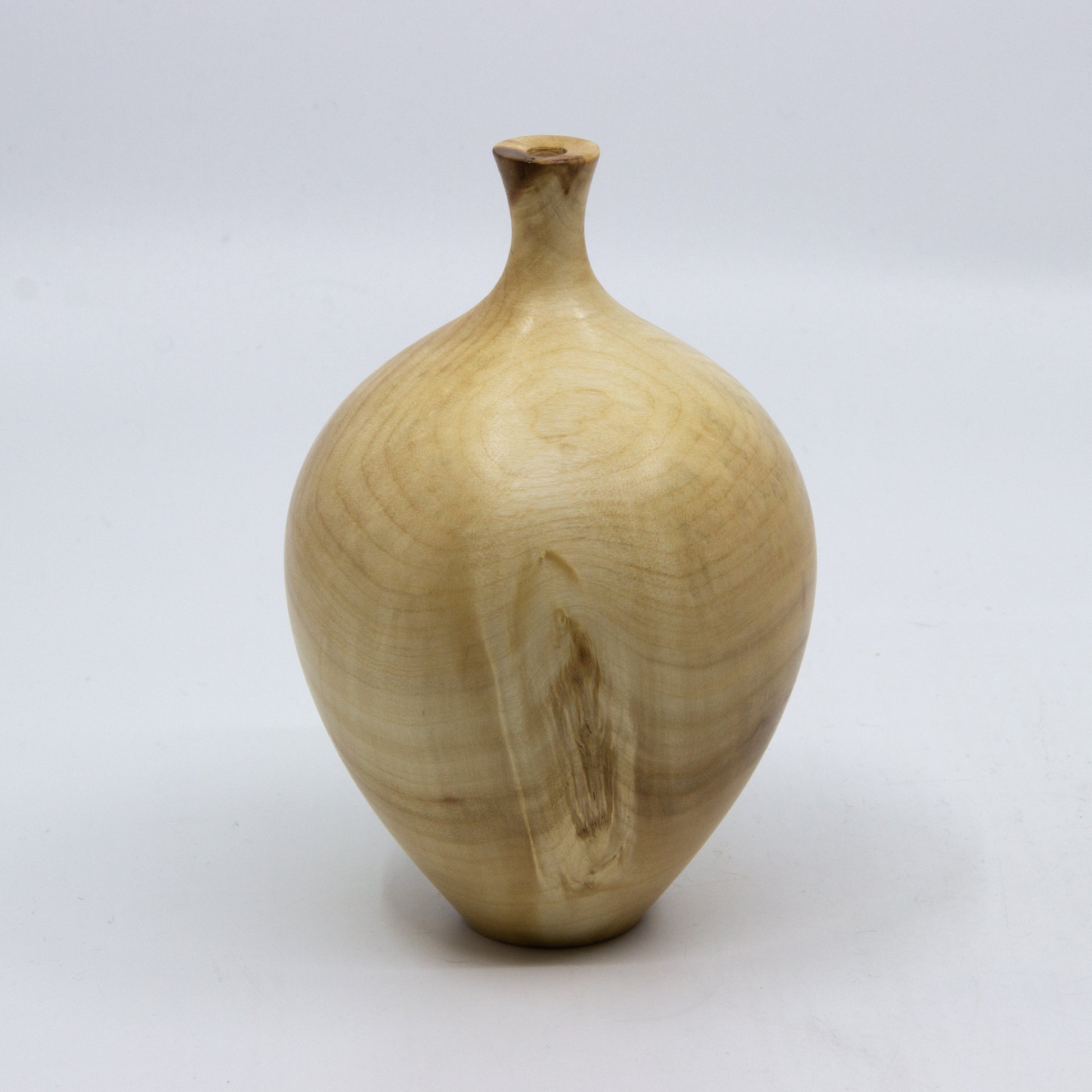 Turned bud vase