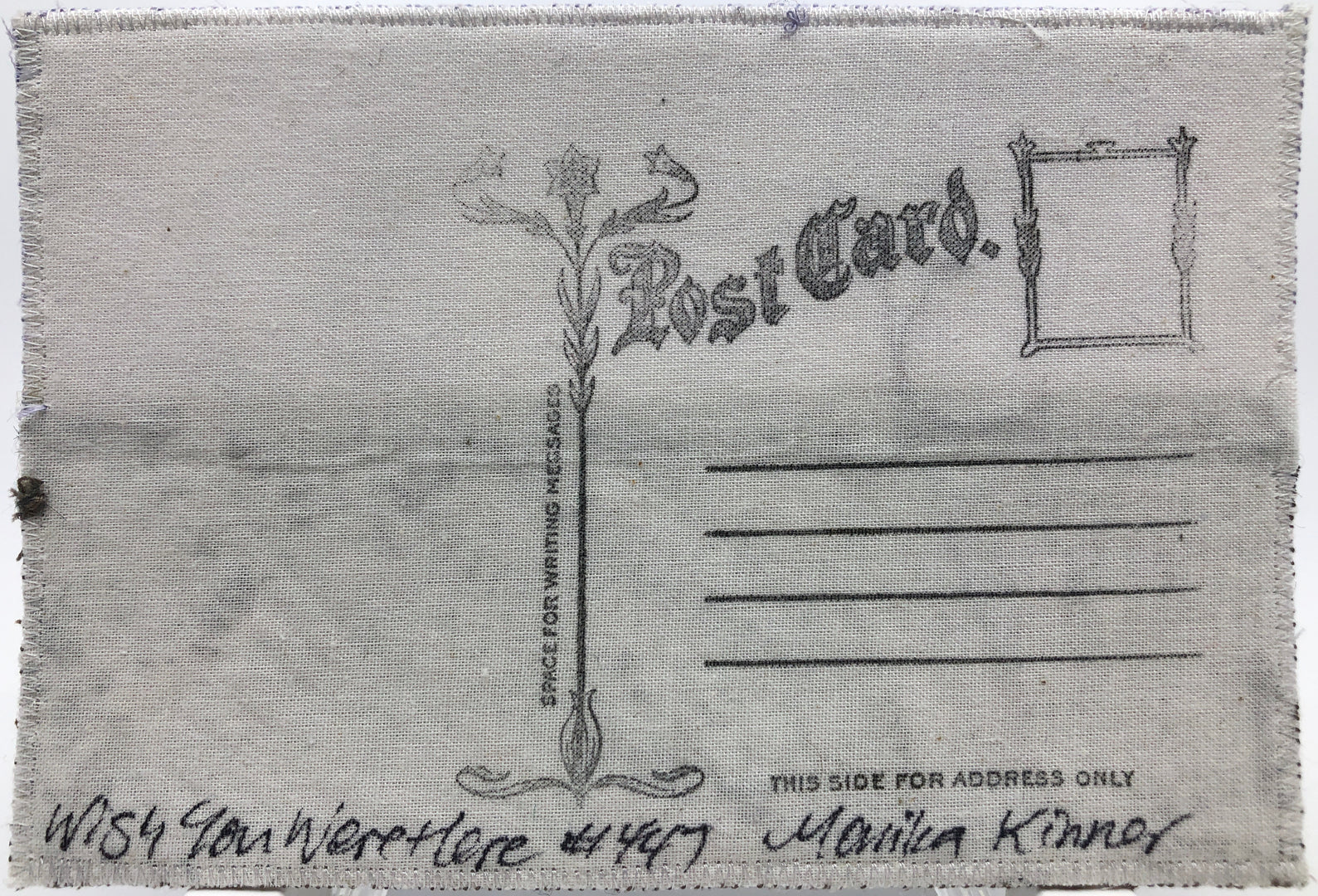 Wish You Were Here postcard