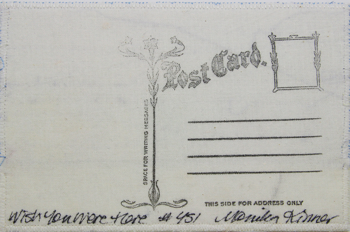 Wish You Were Here postcard