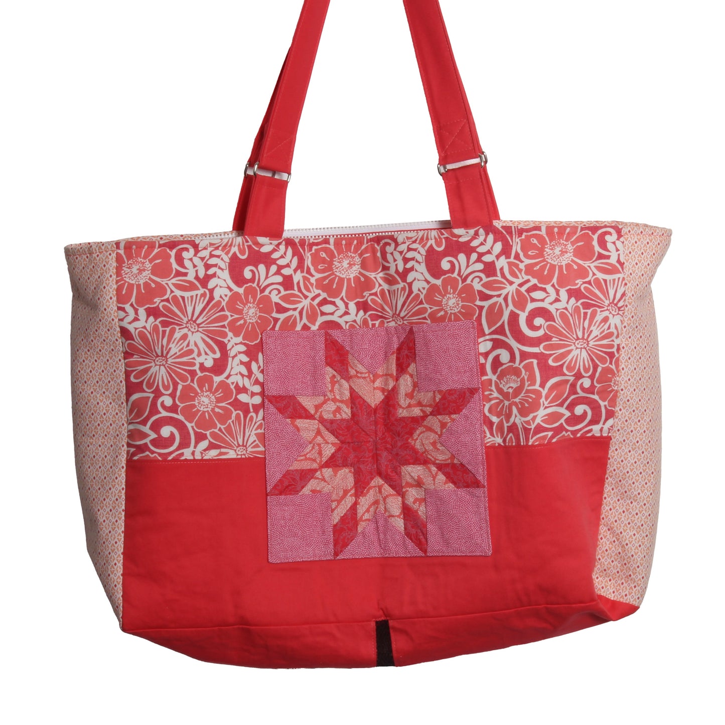 pink bag with star blanket motif