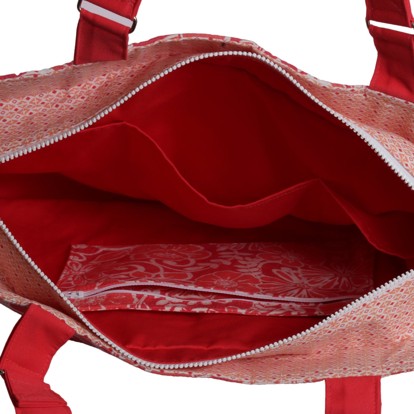 pink bag with star blanket motif