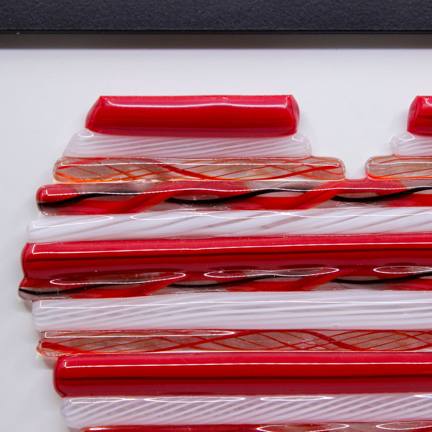 Close up of murrini canes