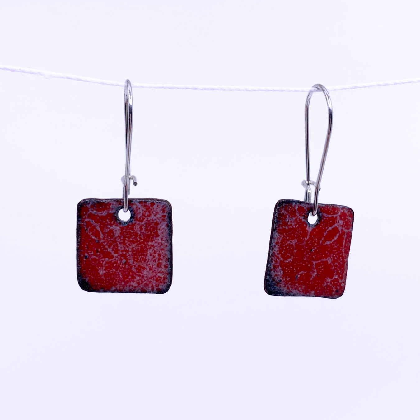 Small Square Earrings