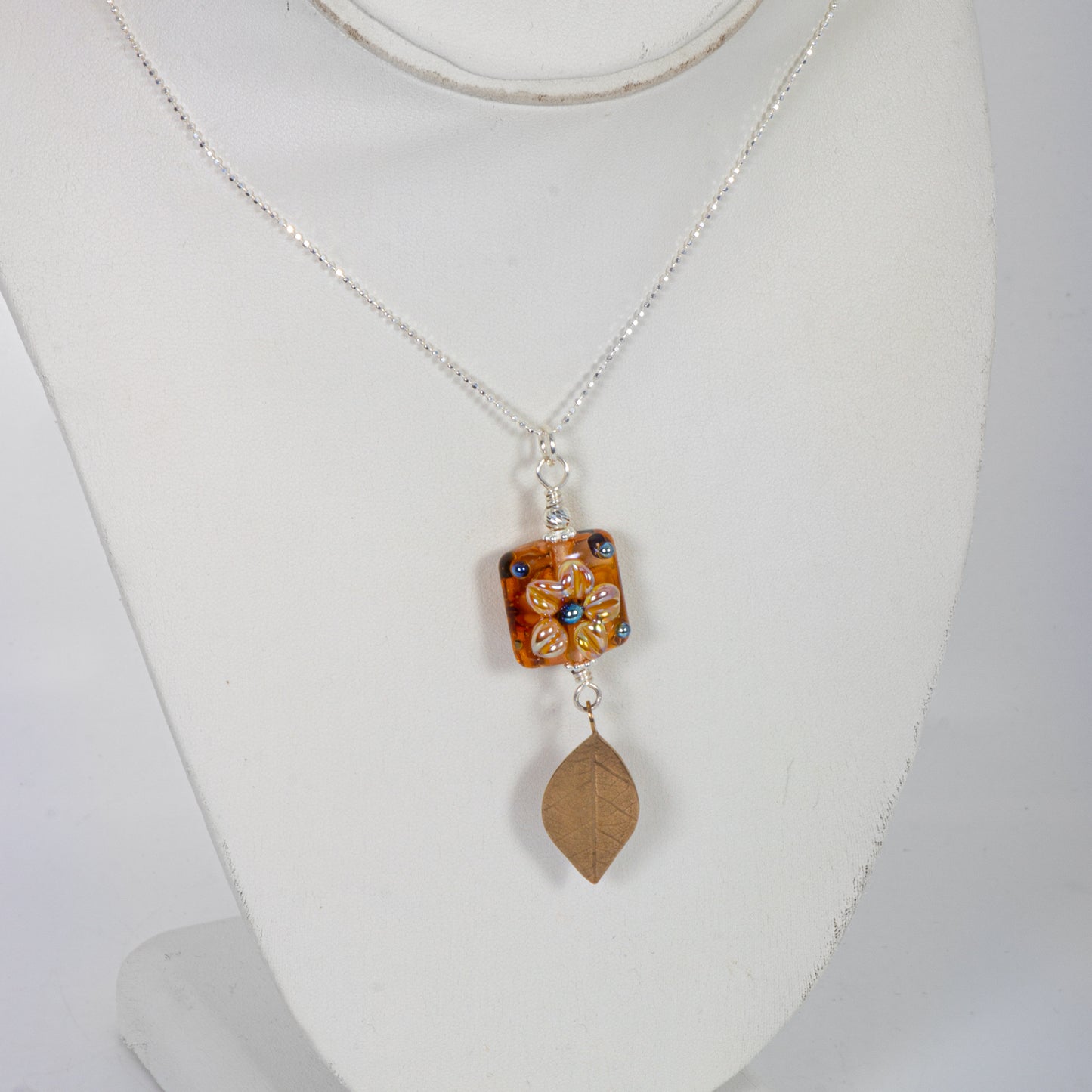 Flower Garden Glass Necklaces