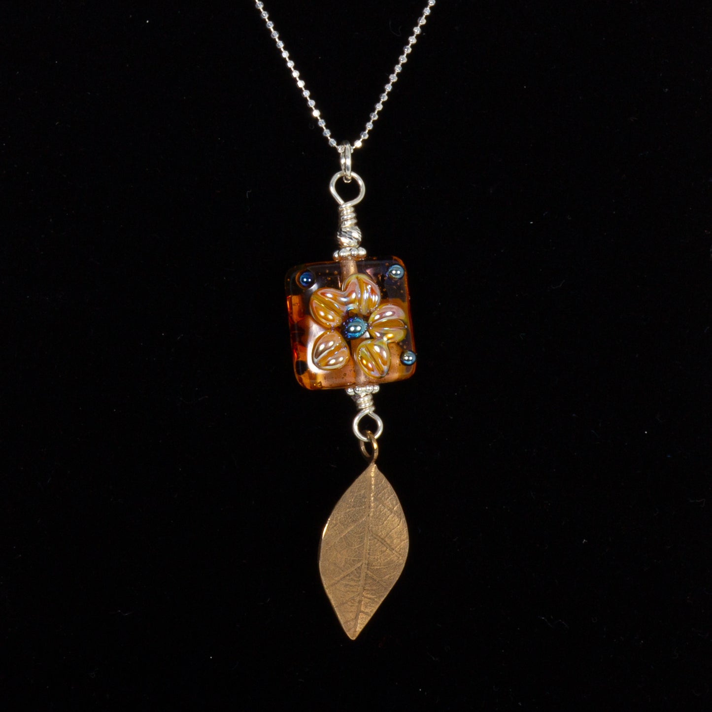 Flower Garden Glass Necklaces