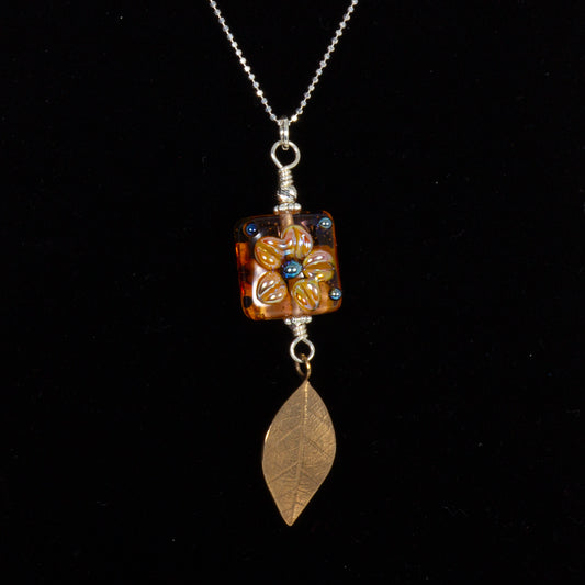 Flower Garden Glass Necklaces