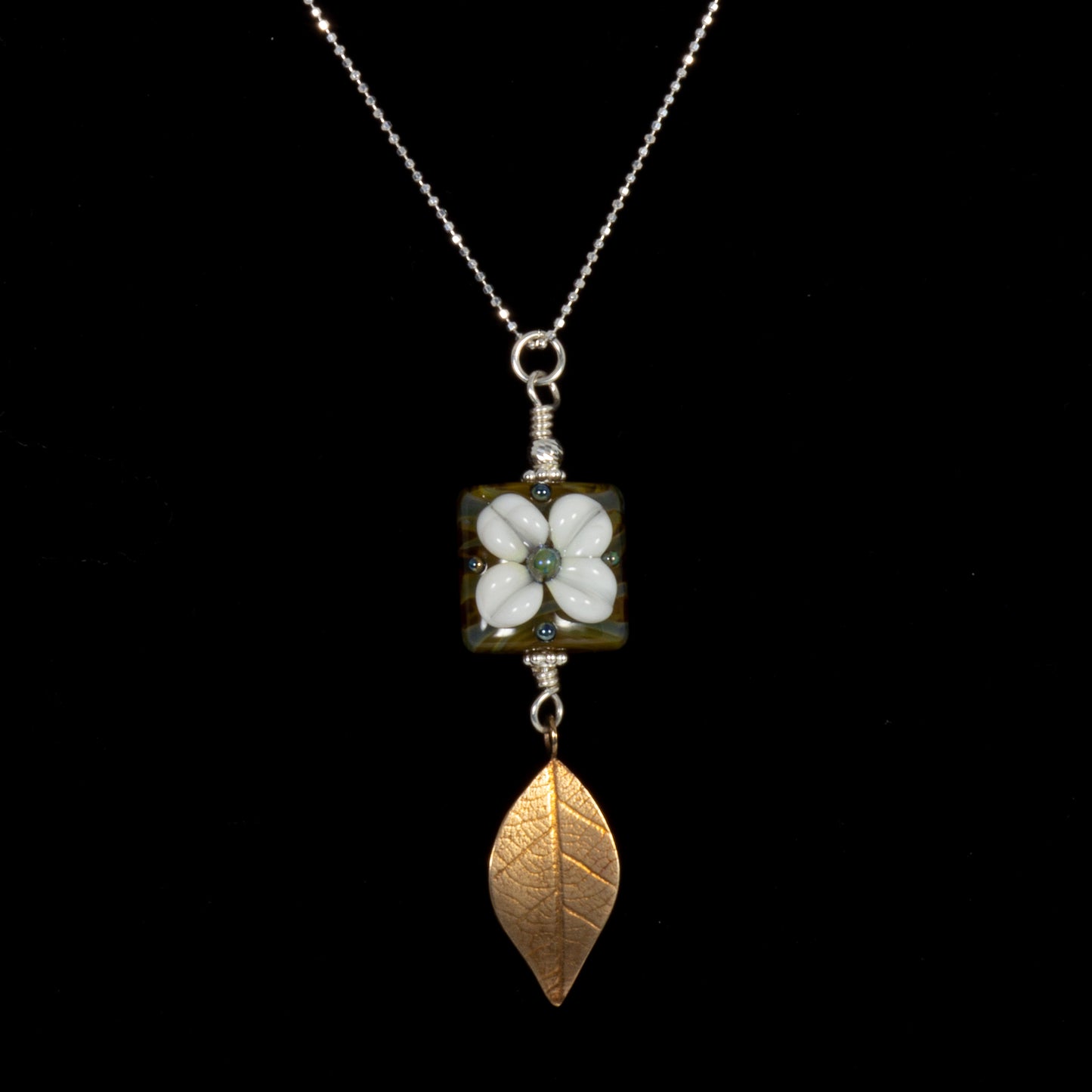 Flower Garden Glass Necklaces