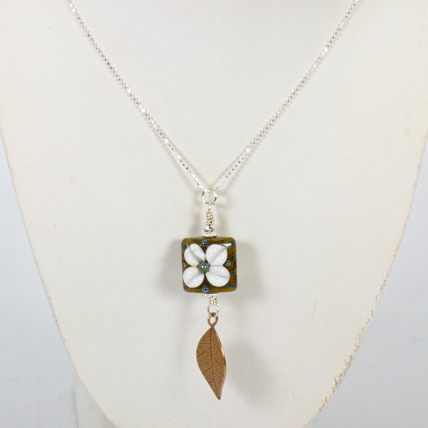 Flower Garden Glass Necklaces