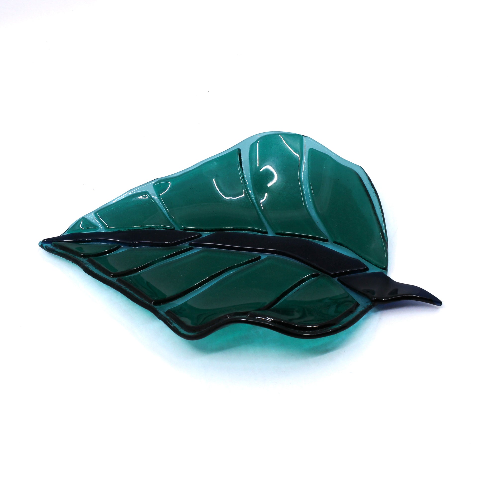 Glass leaf plate