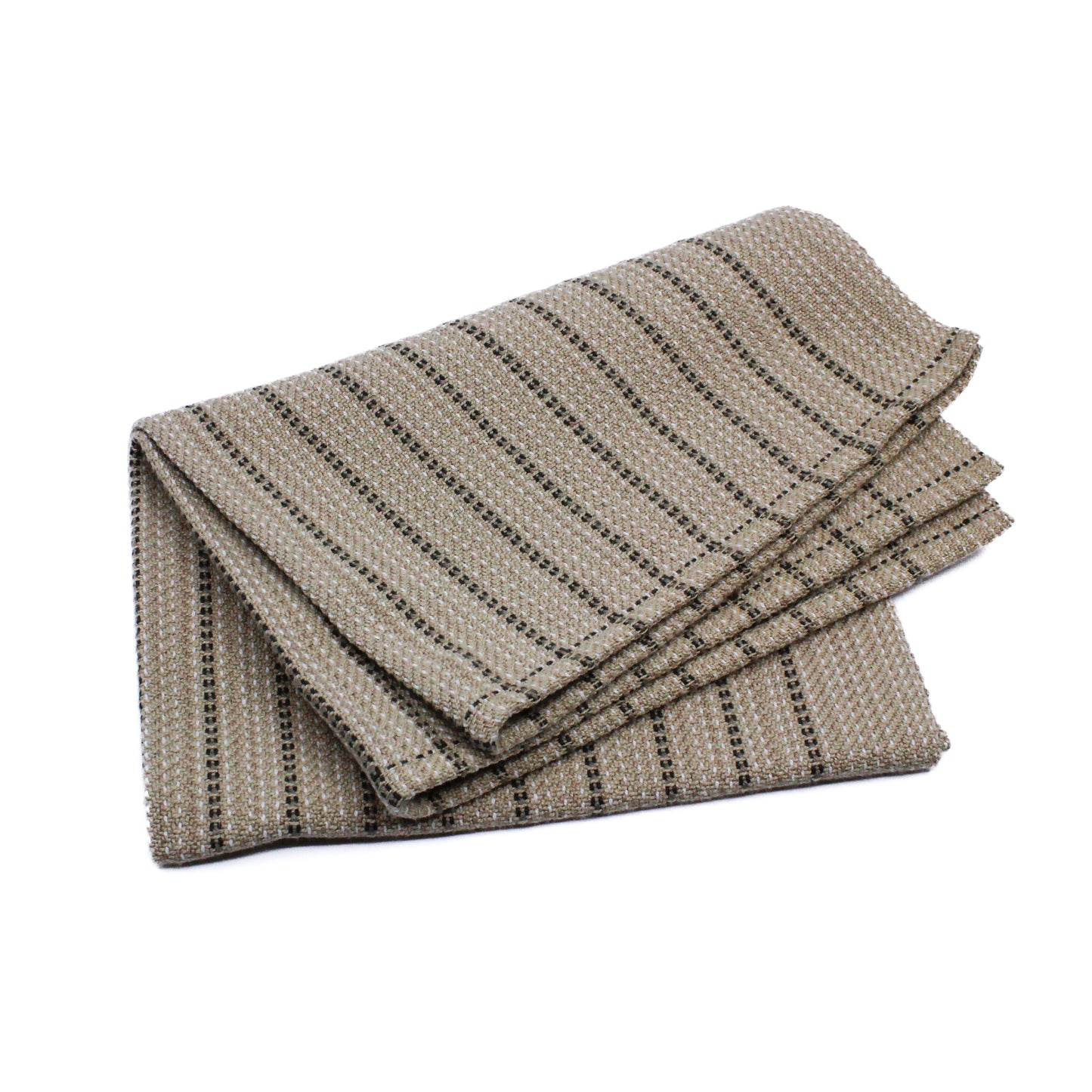 flax stripe tea towel